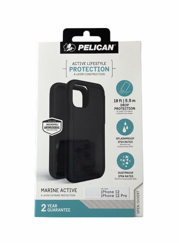 [KW6-02] Pelican Marine Active 5.5m Drop Protection | iPhone 12 Pro Max (6.7) - Black