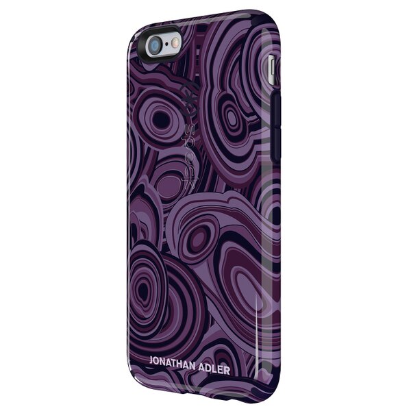 [FW8-1] Speck CandyShell Inked Jonathan Adler | iPhone 6/6S – Malachite Purple Berry