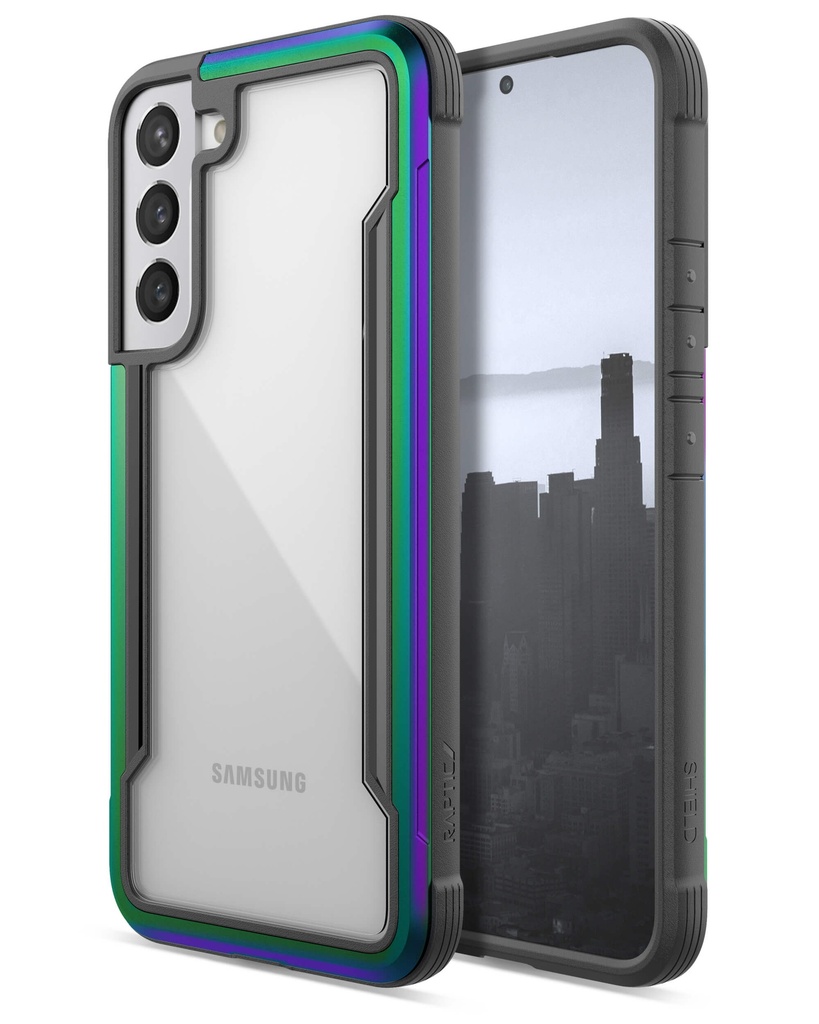 [FW9-5][BWF5-08] X-doria Raptic Shield /w AntiMicrobial | Samsung Galaxy S22 Plus - Iridescent