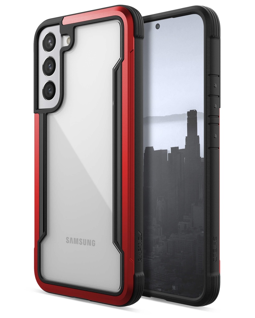 [FW9-7][BWF5-08] X-doria Raptic Shield /w AntiMicrobial | Samsung Galaxy S22 Plus - Red