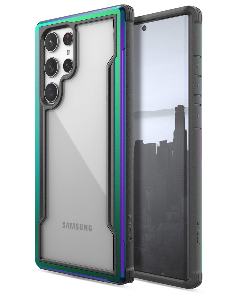 [BWF5-07] X-doria Raptic Shield /w AntiMicrobial | Samsung Galaxy S22 Ultra - Iridescent