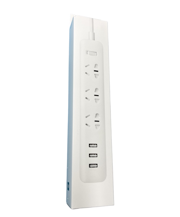 [TOL2-4] Xiaomi Power Strip 3 | Universal Sockets /w 3 fast charging USB ports - AU Plug