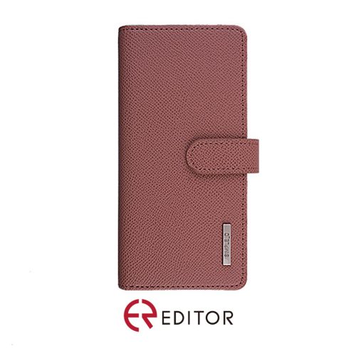 [FW3-07]Korean Simple D Double Folio | iPhone 15 Pro Max (6.7) - Rose Gold