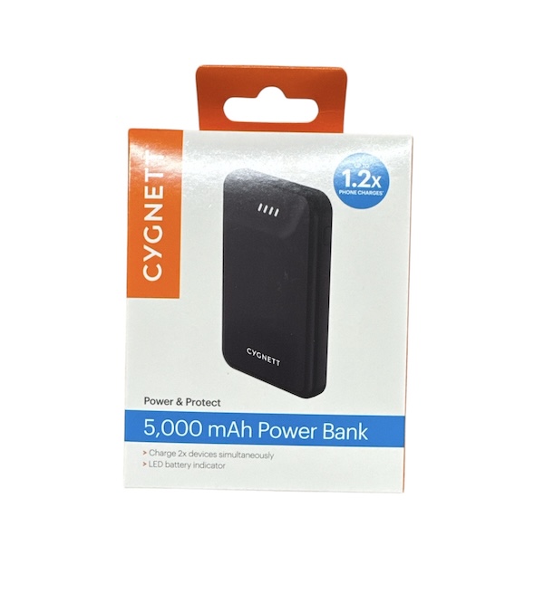 Cygnett Power & Protect | 5000mAh Dual Ports Power Bank [2xUSB-A Ports]