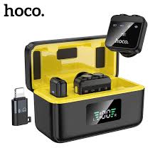 Hoco L17 Dual-mic magnetic lavalier wireless digital microphone(iP/Type-C)