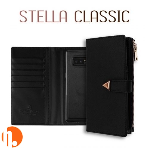 [FW4-06] Korean Stella Detachable Diary | iPhone 11 Pro (5.8) - Black