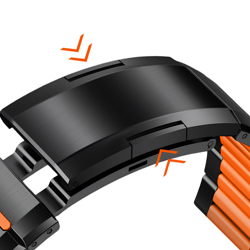Hoco iWatch WA47 Steel Strap /w rubber inlaid (38/40/41/42mm)