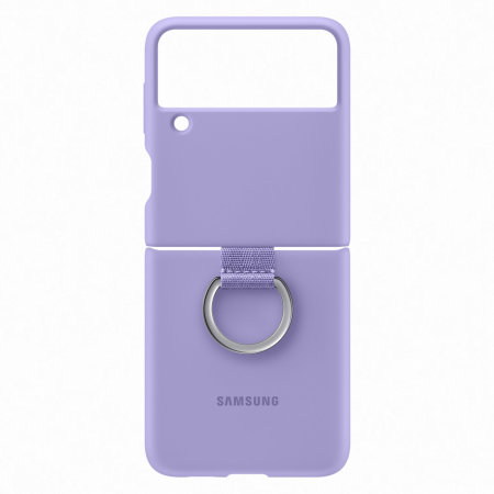 [FW10-2] Original Samsung Galaxy Z Flip 3 Silicone Ring Case - Lavender