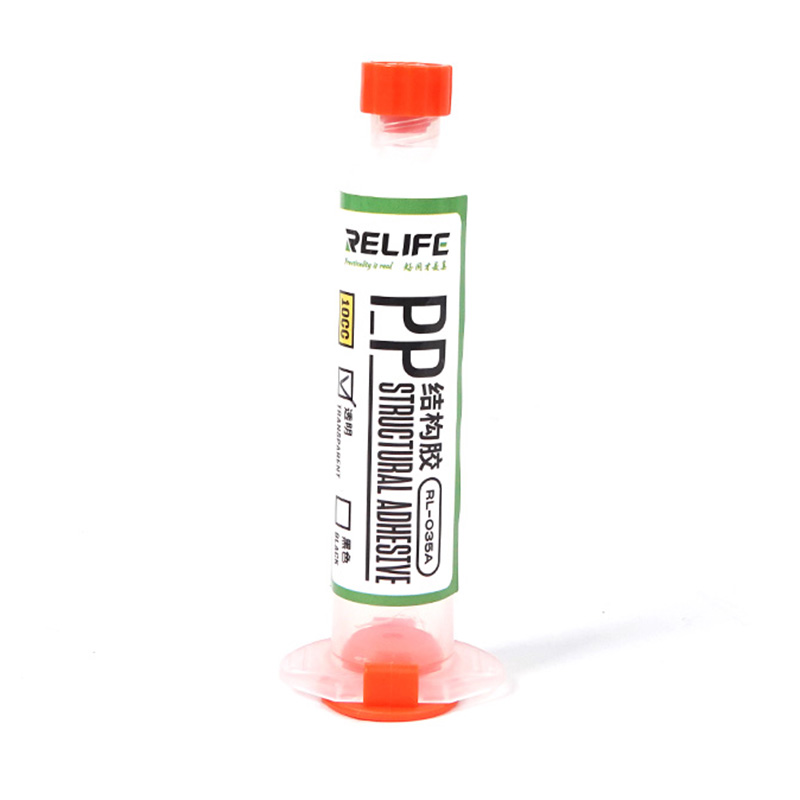 [TOL1-4] RELIFE RL-035A 10cc PP Structural Adhesive for Mobile Phone Frame/Back Cover/Bracket Bonding - Black