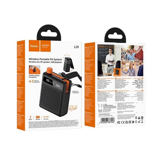 Hoco L29 Glorioso speaker /w wireless microphone