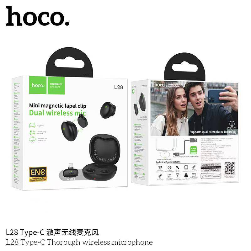 Hoco L28 Type-C Thorough wireless microphone