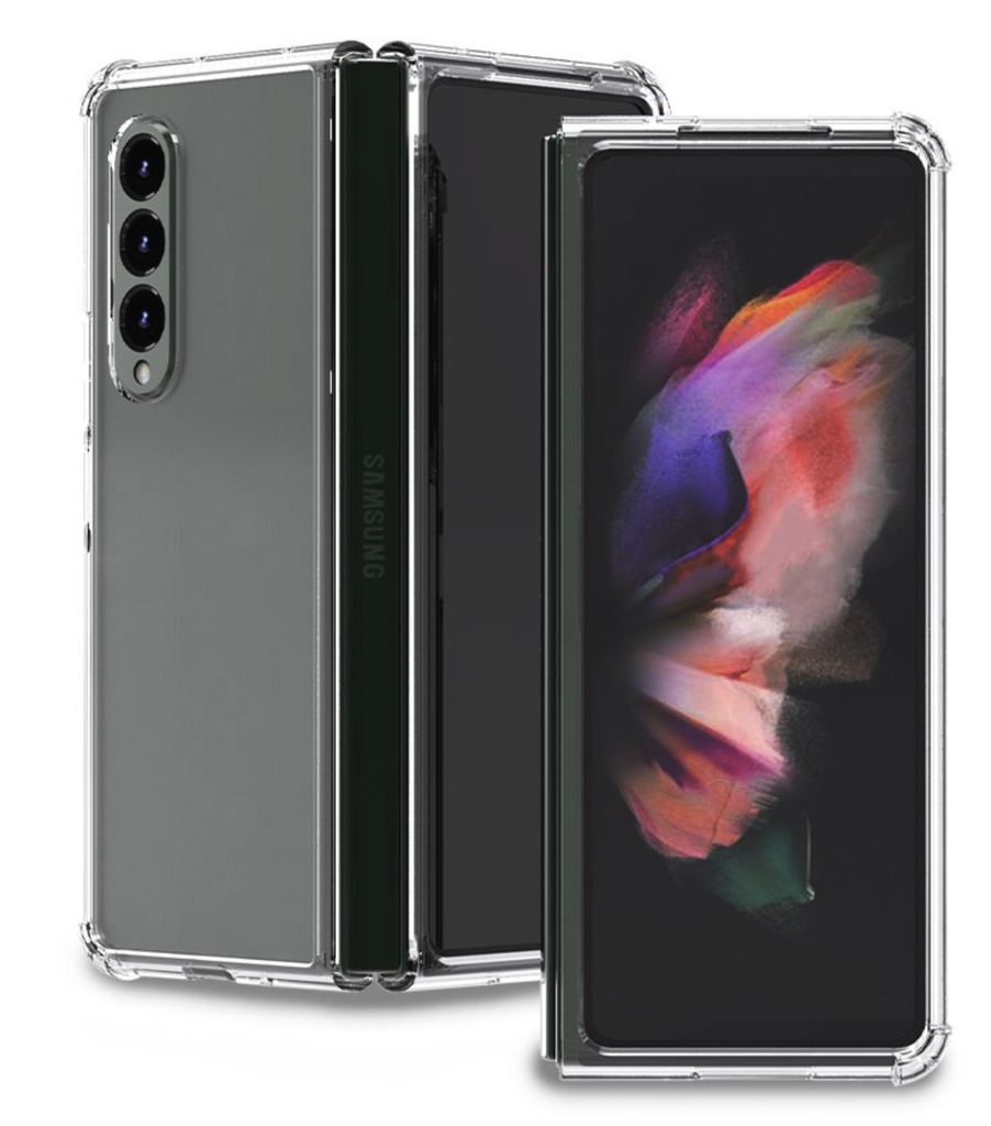 [FW11-3] Korean Editor Double Mix Crystal - Samsung Galaxy Fold 4 - Transparent