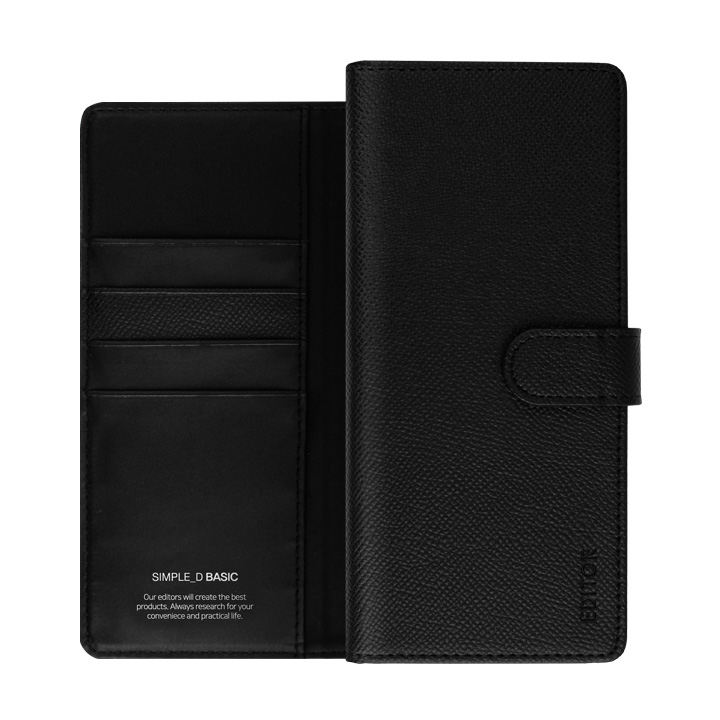 [KW7-05] Korean Simple D Basic | iPhone 11 Pro (5.8) - Black