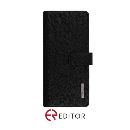 [FW2-07][FW5-03] Korean Simple D Double Folio | Samsung S22 (6.1) – Black